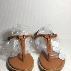 SHEIN Caramel size 6, #(jill01) faux leather ankle strap for fit.